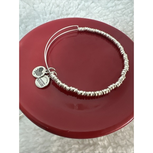 Alex and Ani Christmas Charm Bangle Bracelet Set of 6 Snowman, Present, Star - Picture 7 of 10